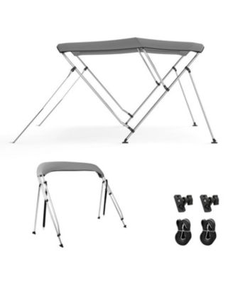 3-Bow/4-Bow Boat Bimini Top Sun Shade Boat Canopy with Storage Boot