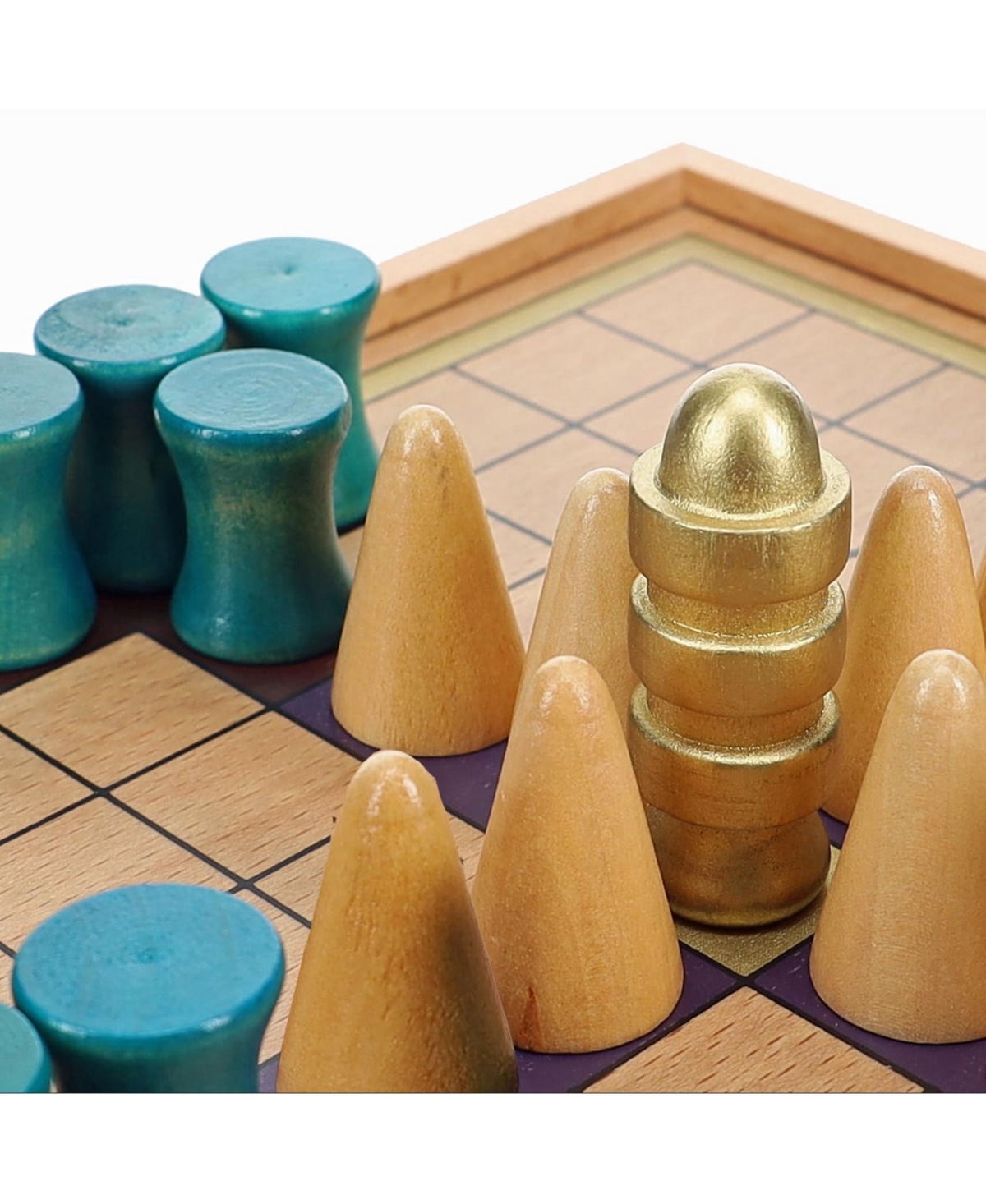 We Games Replacement Wooden Game Pieces For King's Table, Tablut Viking Strategy Games In Transparent