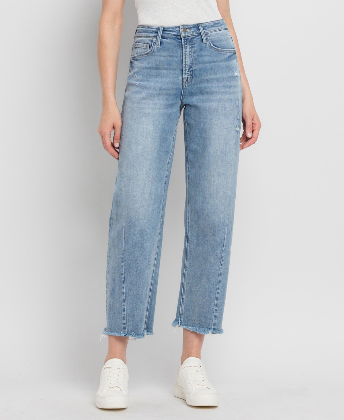 Women's Super High Rise Barrel Jeans - Tantalizing blue