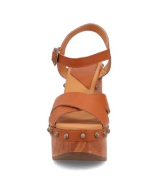 Women's Lotus Wooden Sandal