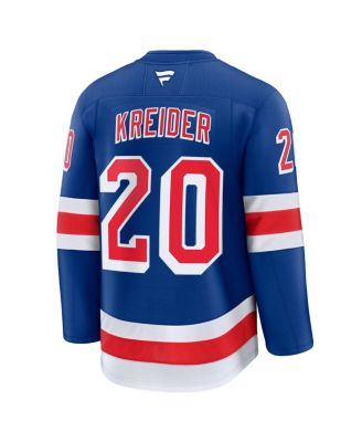 Men's Chris Kreider Blue New York Rangers Home Premium Jersey