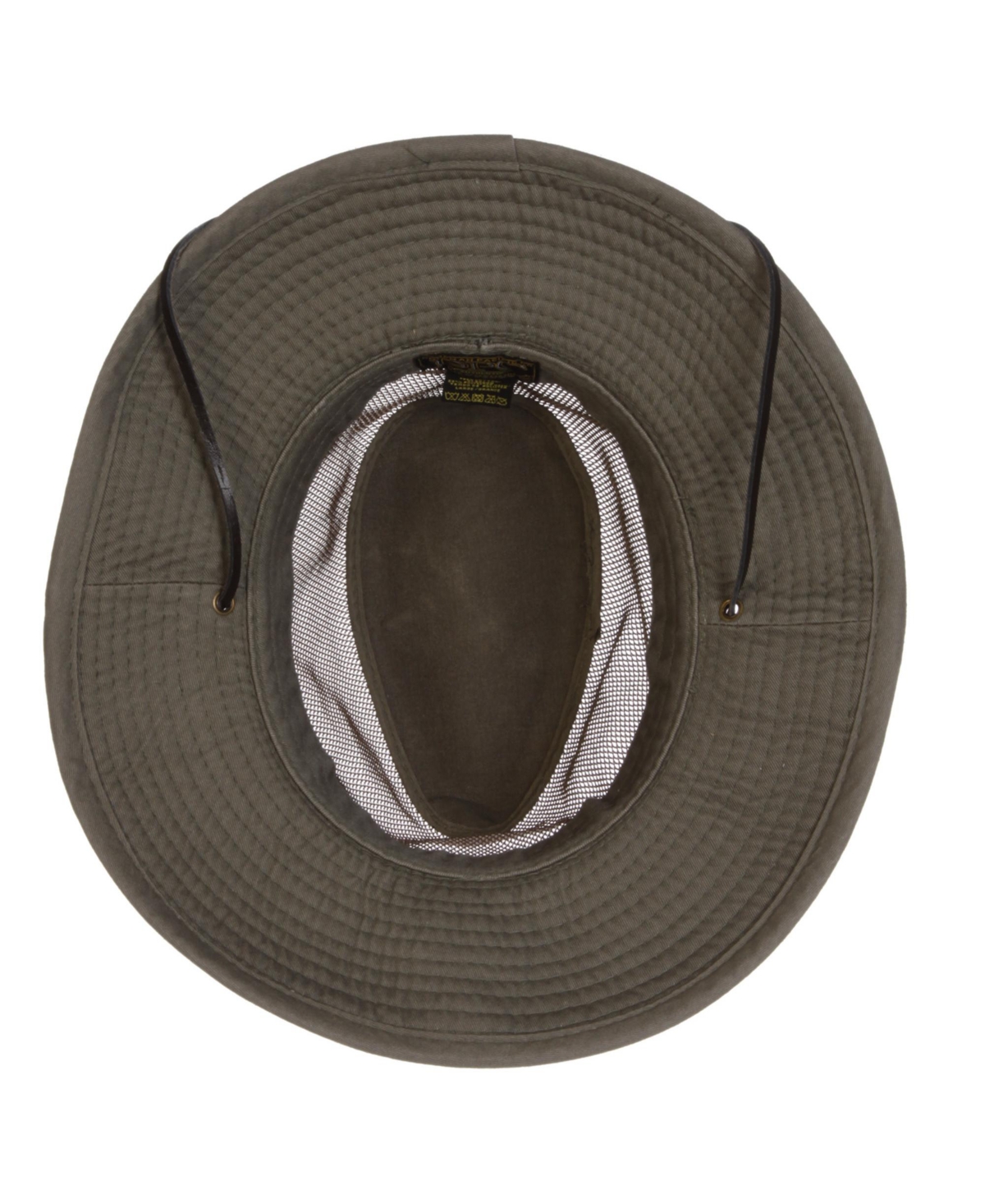 Dorfman Pacific Men's Mesh Safari Hat In Green