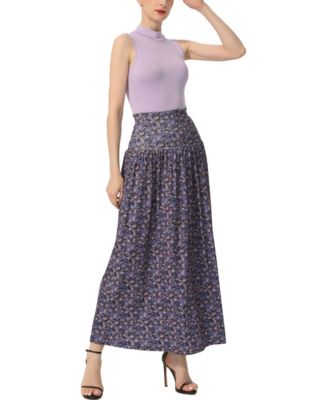 Women's Tiered Pull On Maxi Skirt