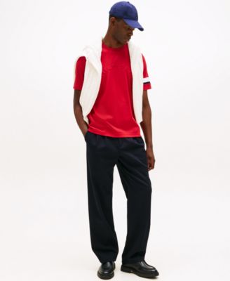 Men's Stripe Sleeve T-Shirt