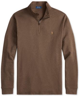 Men's Big & Tall Estate-Rib Quarter-Zip Pullover Sweater