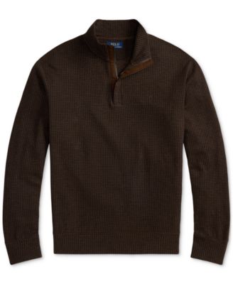 Men's Houndstooth Luxury Jersey Pullover