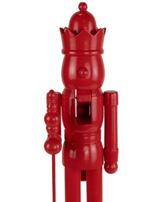 15" Nutcracker King with Crown and Scepter Standing Christmas Figure