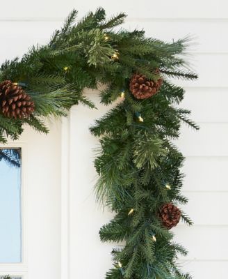 6 ft Mixed Pre-Lit Garland