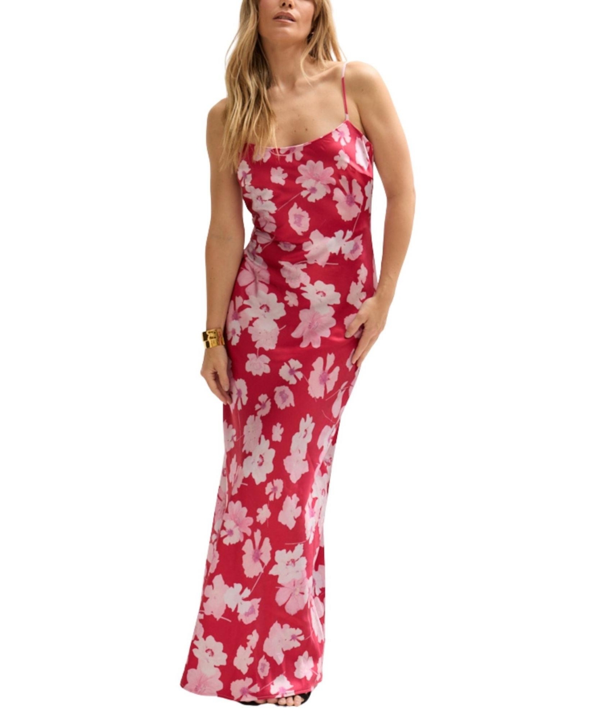 Women's Roxy Spaghetti Strap Maxi Dress - Red