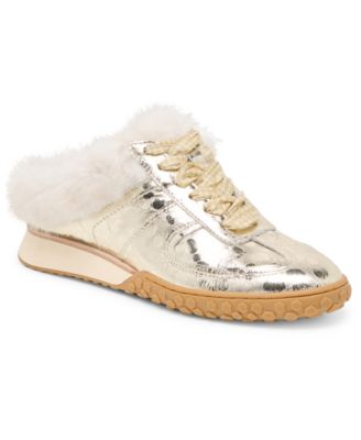 Women's Izzey Plush Cozy Retro Slides Sneakers