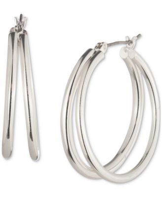 Lauren Ralph Lauren - Medium Split Hoop Earrings, 1.2"