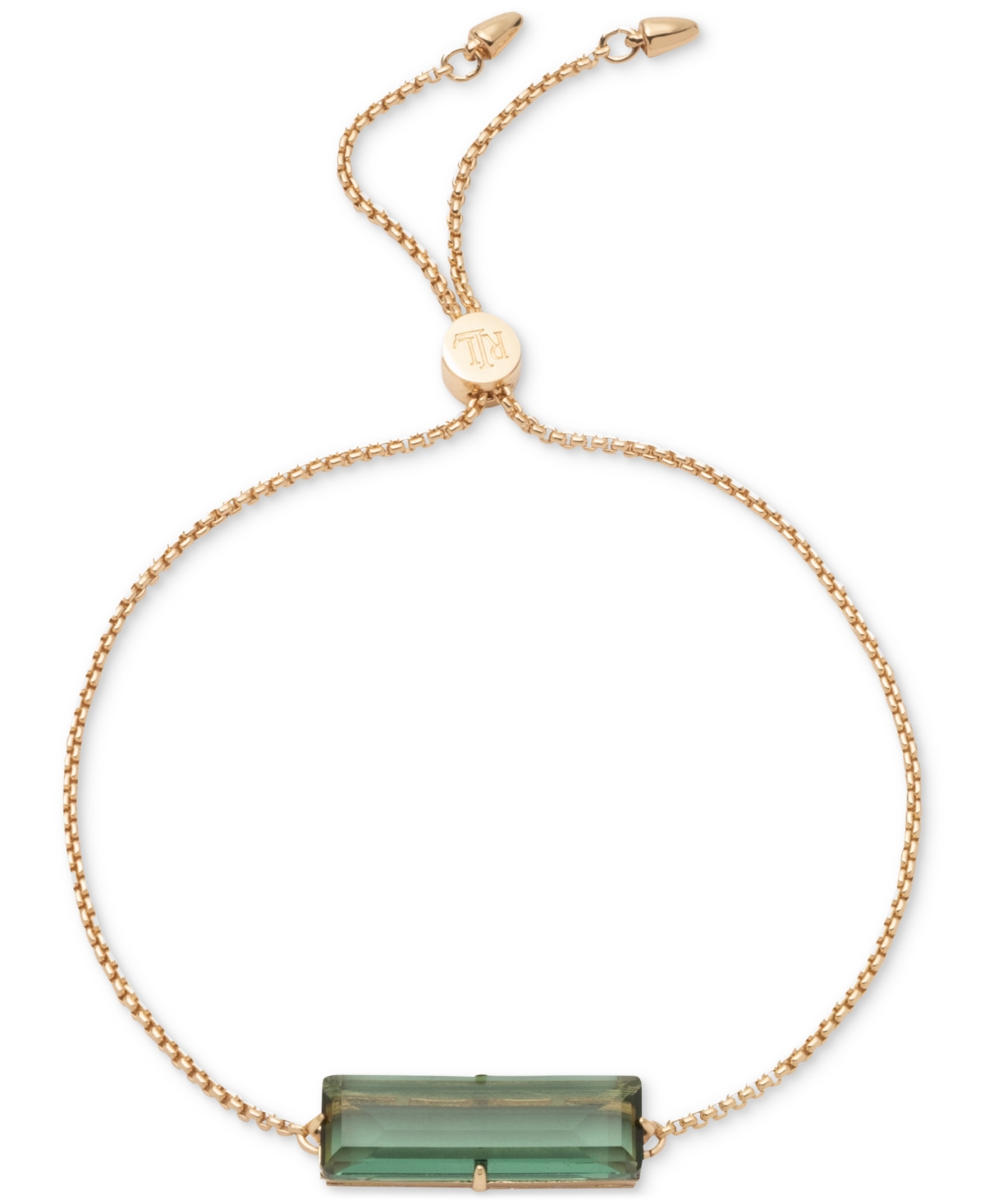 Ralph Lauren Baguette Erinite Slider Bracelet
