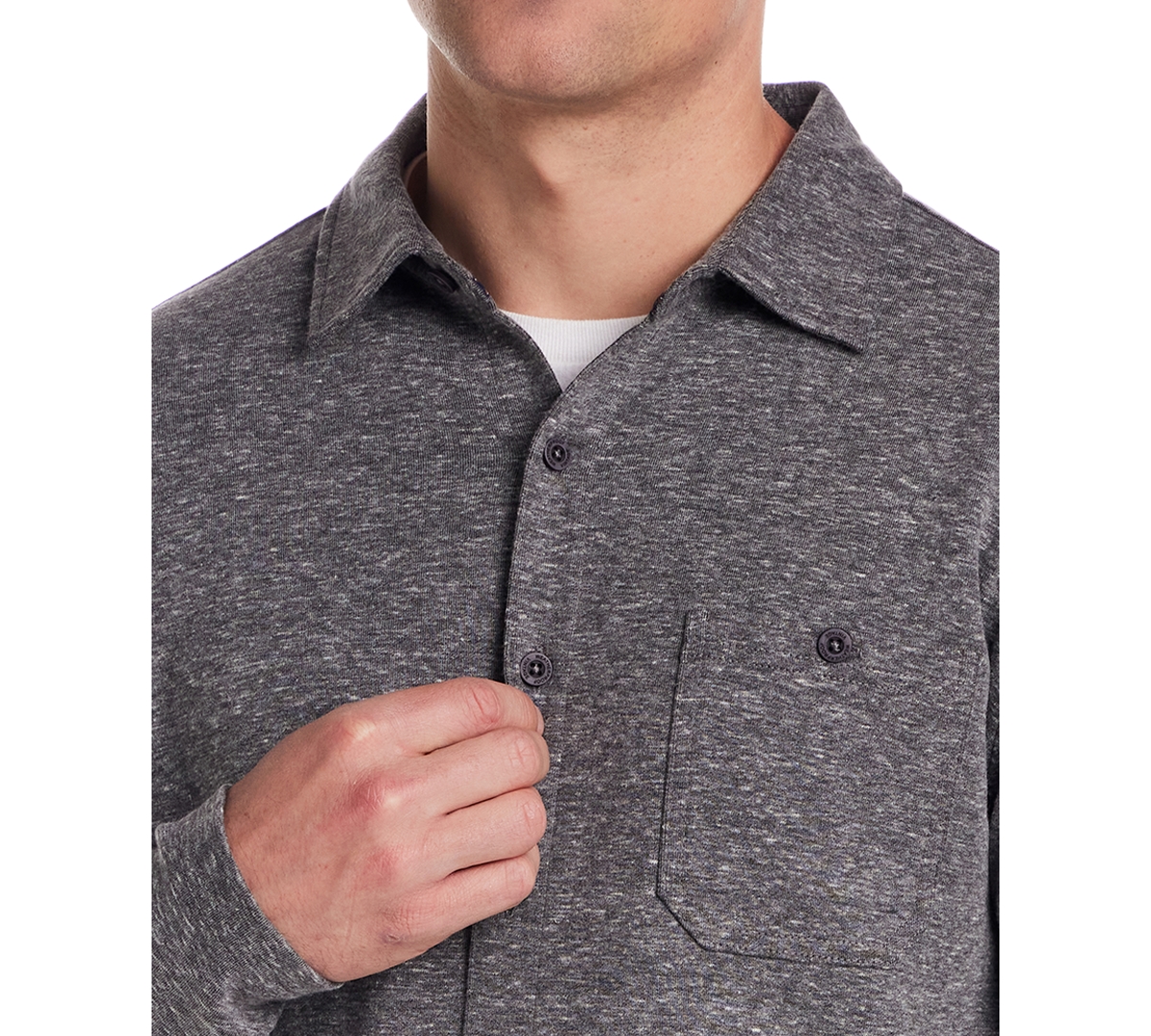 Weatherproof Vintage Herringbone Flannel Button-down Shirt In Green