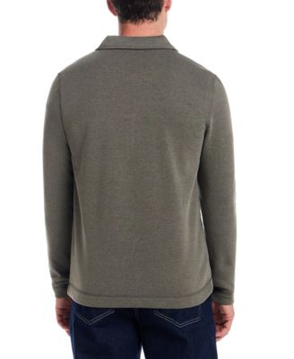 Men's Pebble Fleece Long Sleeve Quarter-Zip Sweater