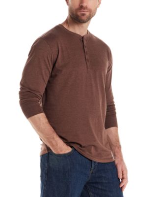 Men's Long-Sleeve Jersey Henley Shirt  