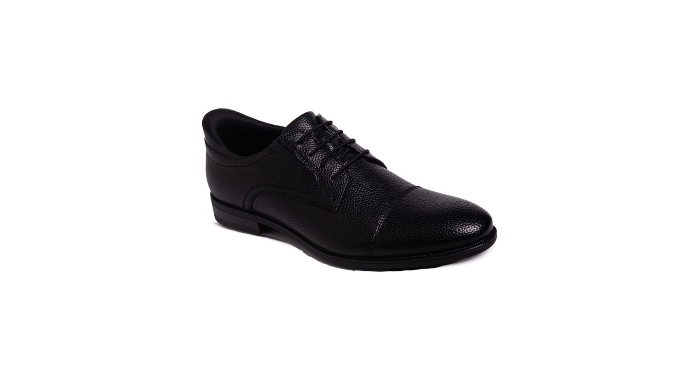 Marc Joseph New York Baker Street Hands-Free Slip On Technology Leather Captoe Dress Oxfords, цвет: Чёрный кожаный — фото 1