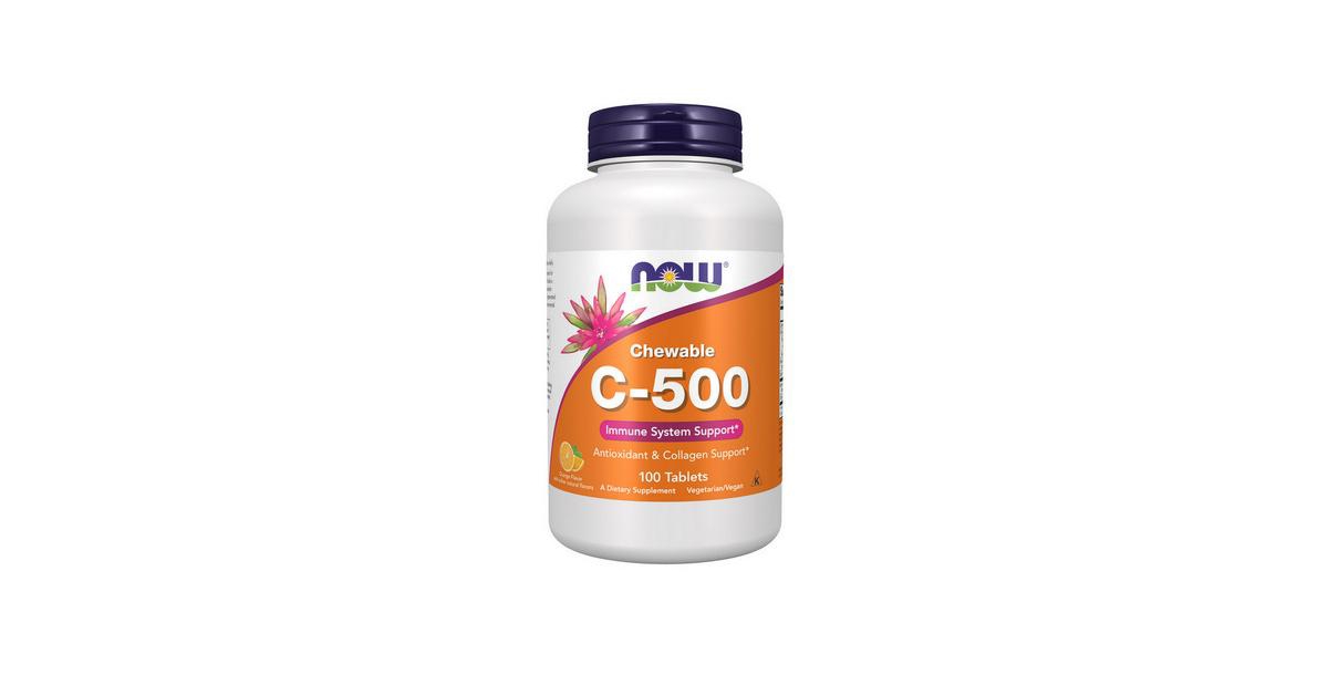 Vitamin C-500 Chewable Orange, 100 Tabs