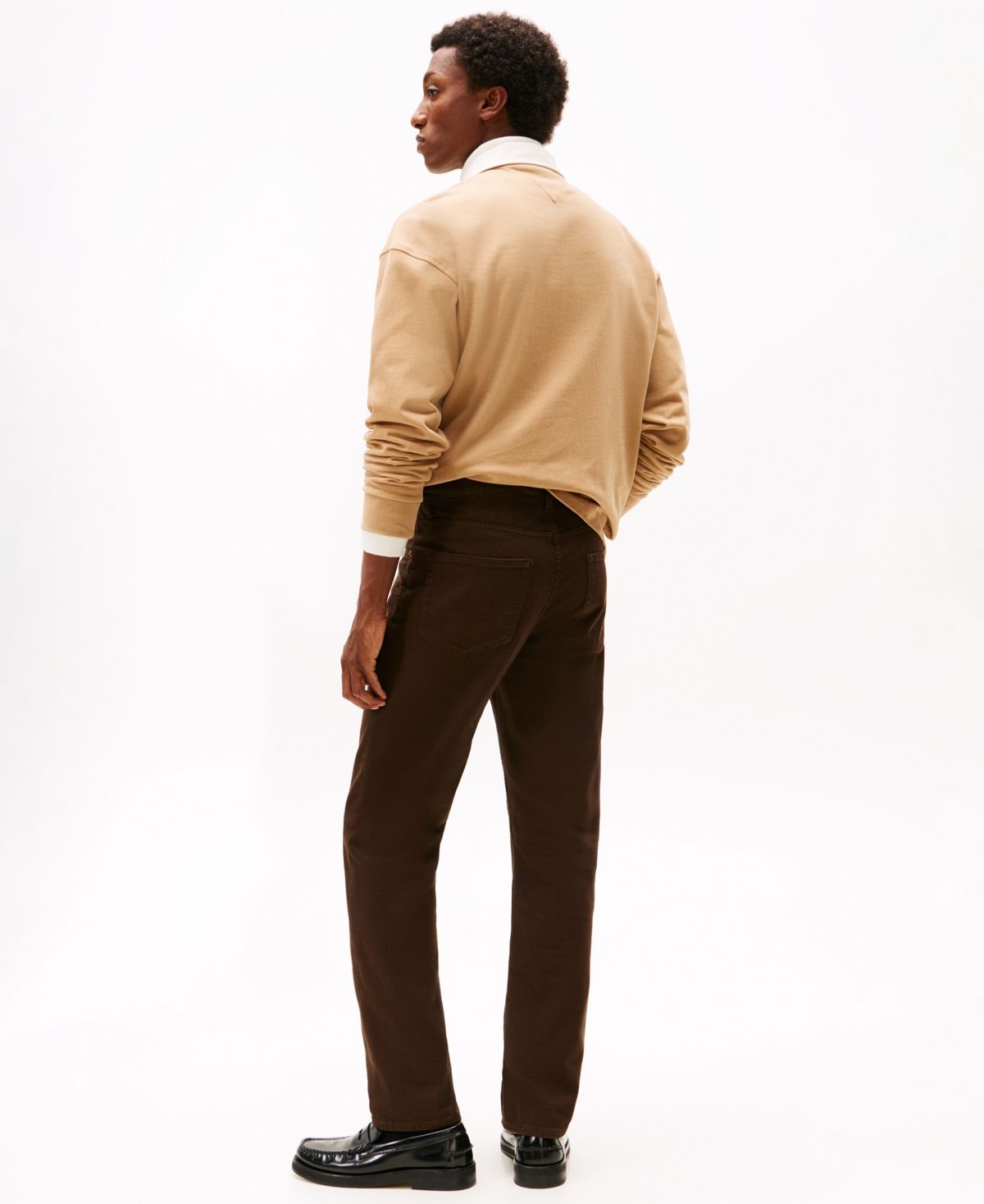 Tommy Hilfiger Men's Straight-Fit Denton Garment Dyed Denim Pants