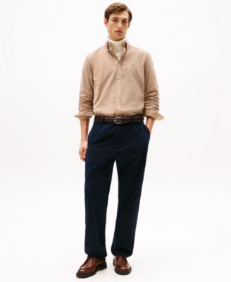 Men's Regular-Fit Solid Corduroy Shirt