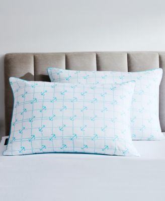 Anchor Grid 2-Pack Pillow, King