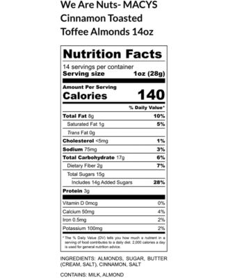 Cinnamon Toffee Almond Crunch Gift Tin, 14 oz., Macy's Exclusive