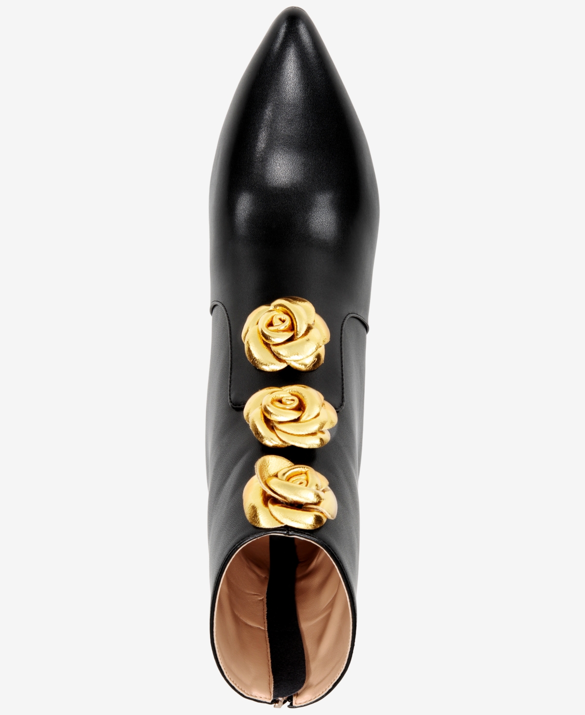 Things Ii Come Women's Brandy Luxurious Pointed-toe Dress Booties In Black