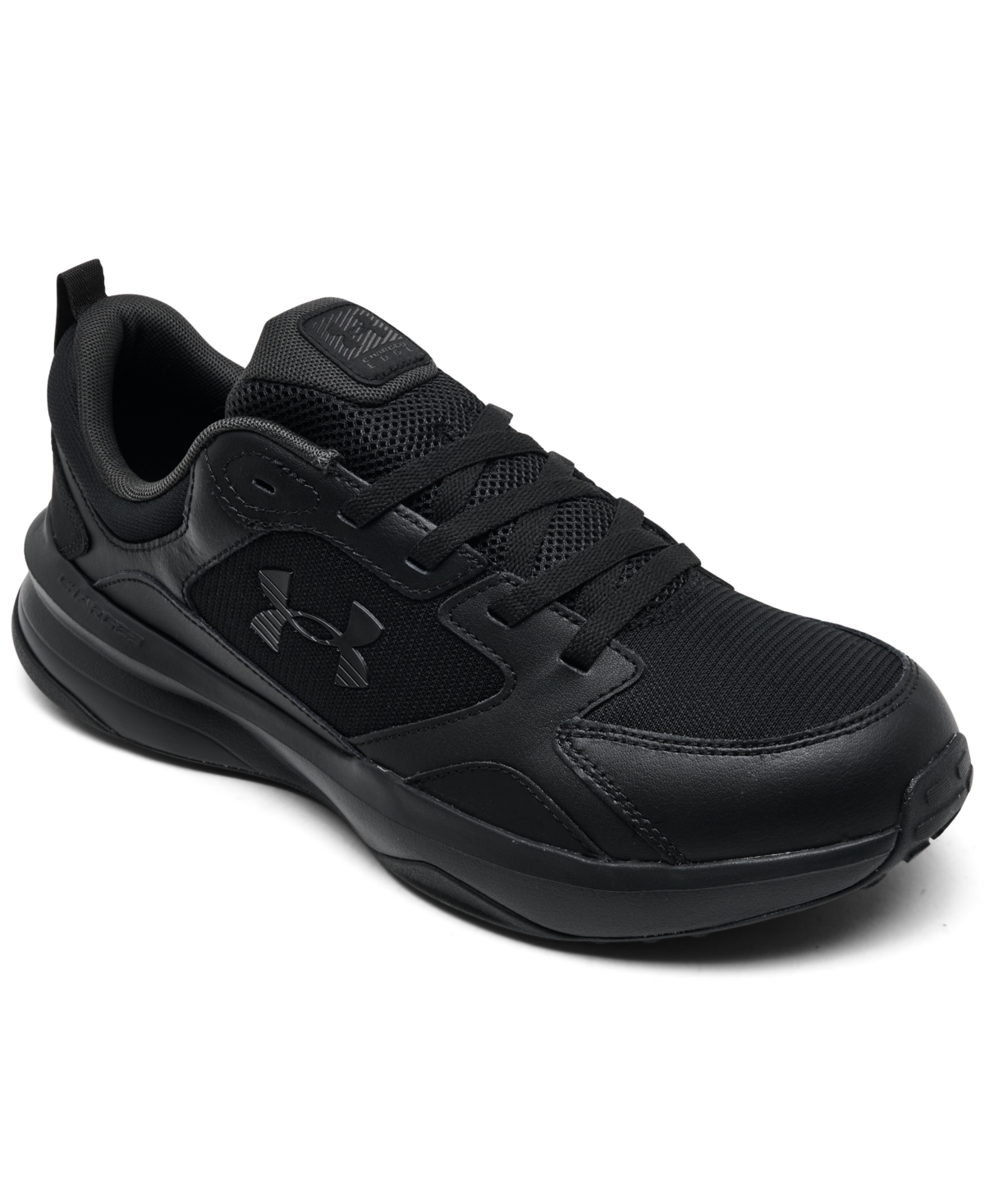 Men's Ua Charged Edge Training Sneakers from Finish Line - Black