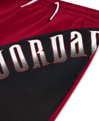 Big Boys Colorblocked Logo Pull-On Fleece Shorts