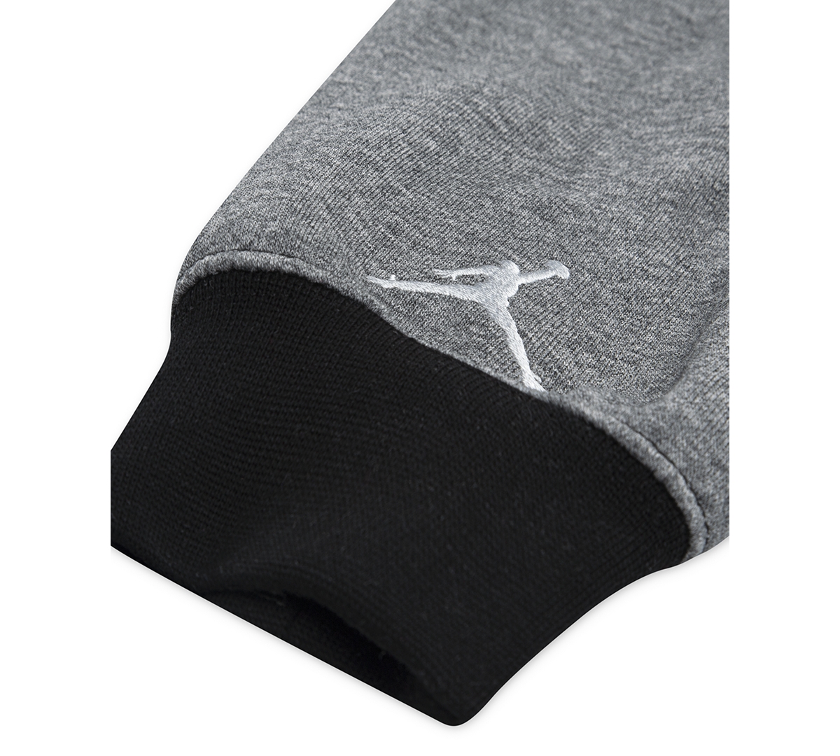 Jordan Big Boys Colorblocked Logo Pullover Hoodie In Black