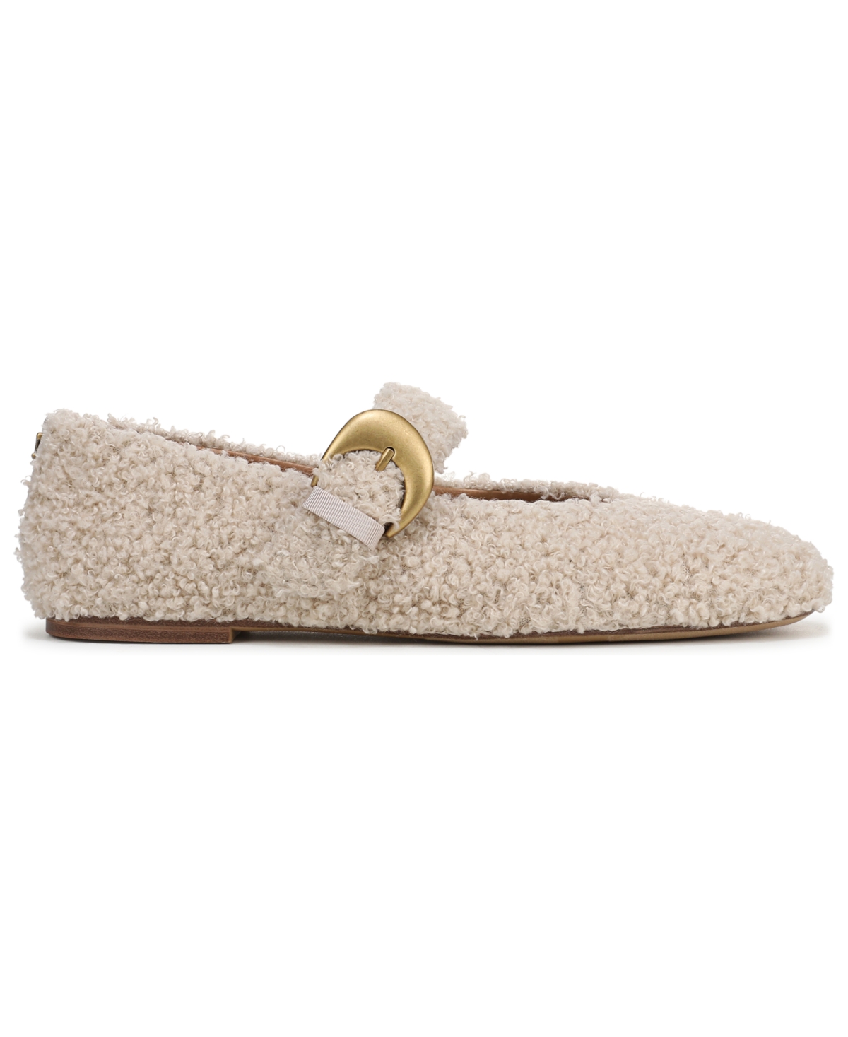 Circus Ny By Sam Edelman Bella Faux Shearling Mary Jane Flat In Neutral