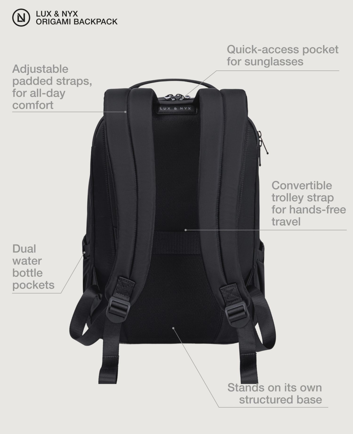 Origami 16" Laptop Backpack - Women's Laptop Bag