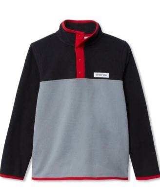 Girls Anyweather Fleece Snap Neck Pullover