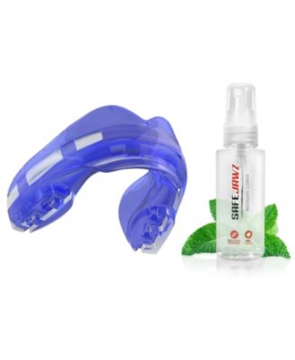 ORTHO Sports Mouth Guard for Braces with Case and Disinfectant Spray Bundle Kit for Basketball, Football, MMA, Hockey, Wrestling