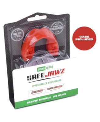 ORTHO Protective Sports Mouth Guard for Braces with Case for Boxing, Basketball, Lacrosse, Football, MMA, Hockey - ICE PINK