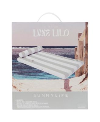 Luxe Lilo: Green Stripe