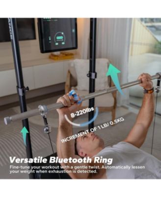 Gym Monster Smart Home Gym, Multifunctional Strength Training Machine, Smith Machine Power Cage Workout Station