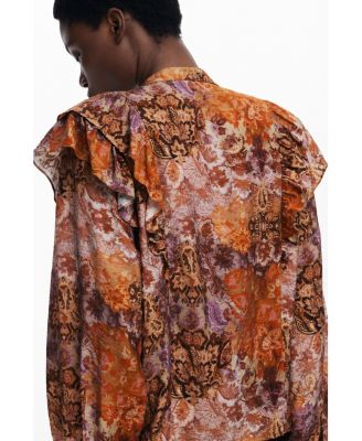 Women's Romantic paisley blouse