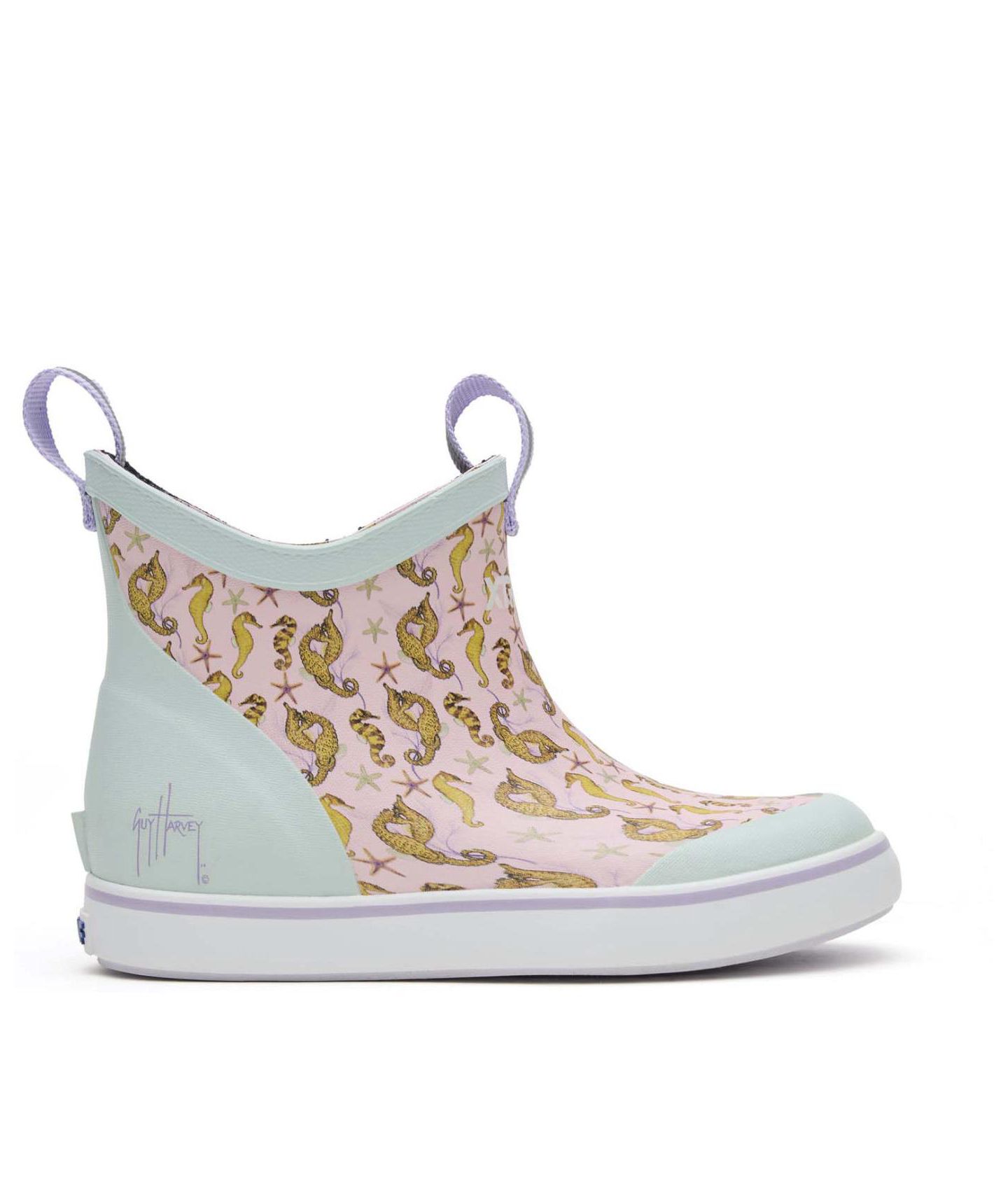 Детские ботинки XTRATUF Ankle Deck Boot Guy Harvey, цвет: Розовый — фото 9