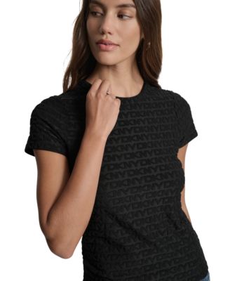 Women's Jacquard Logo Crewneck T-Shirt