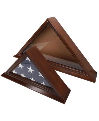 Small Wooden Flag Holder - Made in USA