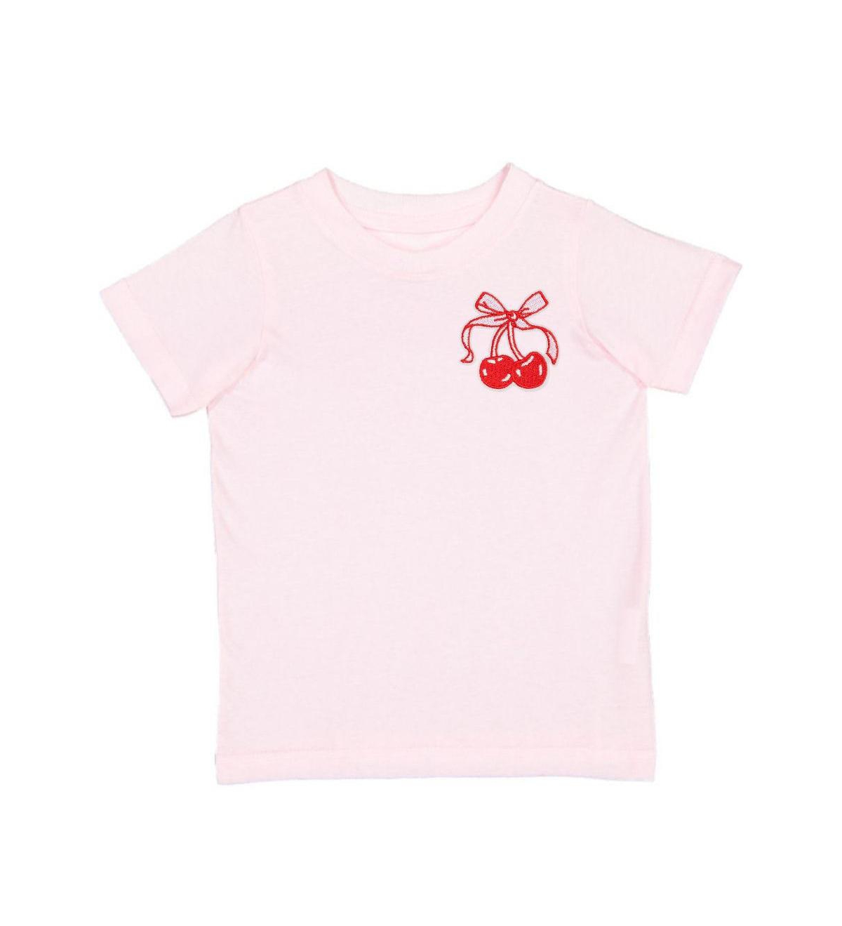 Sweet Wink Little and Big Girls Cherry Patch Short Sleeve T-Shirt