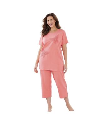 Women's 2-Piece Applique Capri
