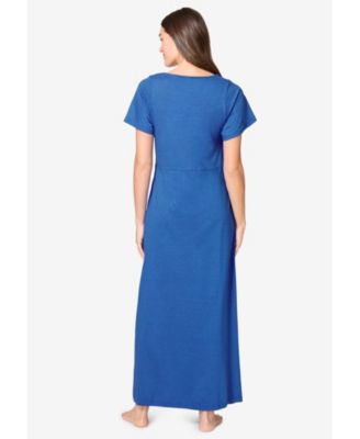 Women's Body Ruche Maxi Gown