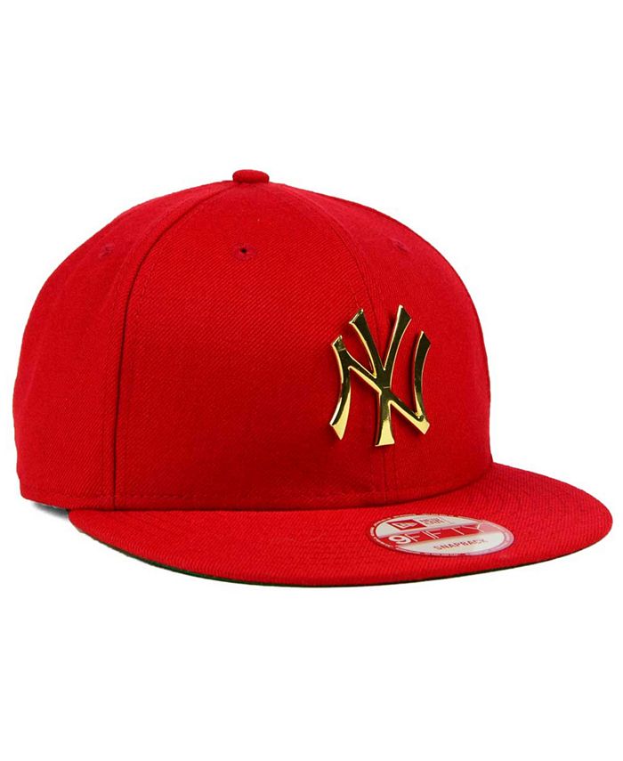 New Era New York Yankees League O'Gold 9FIFTY Snapback Cap - Macy's