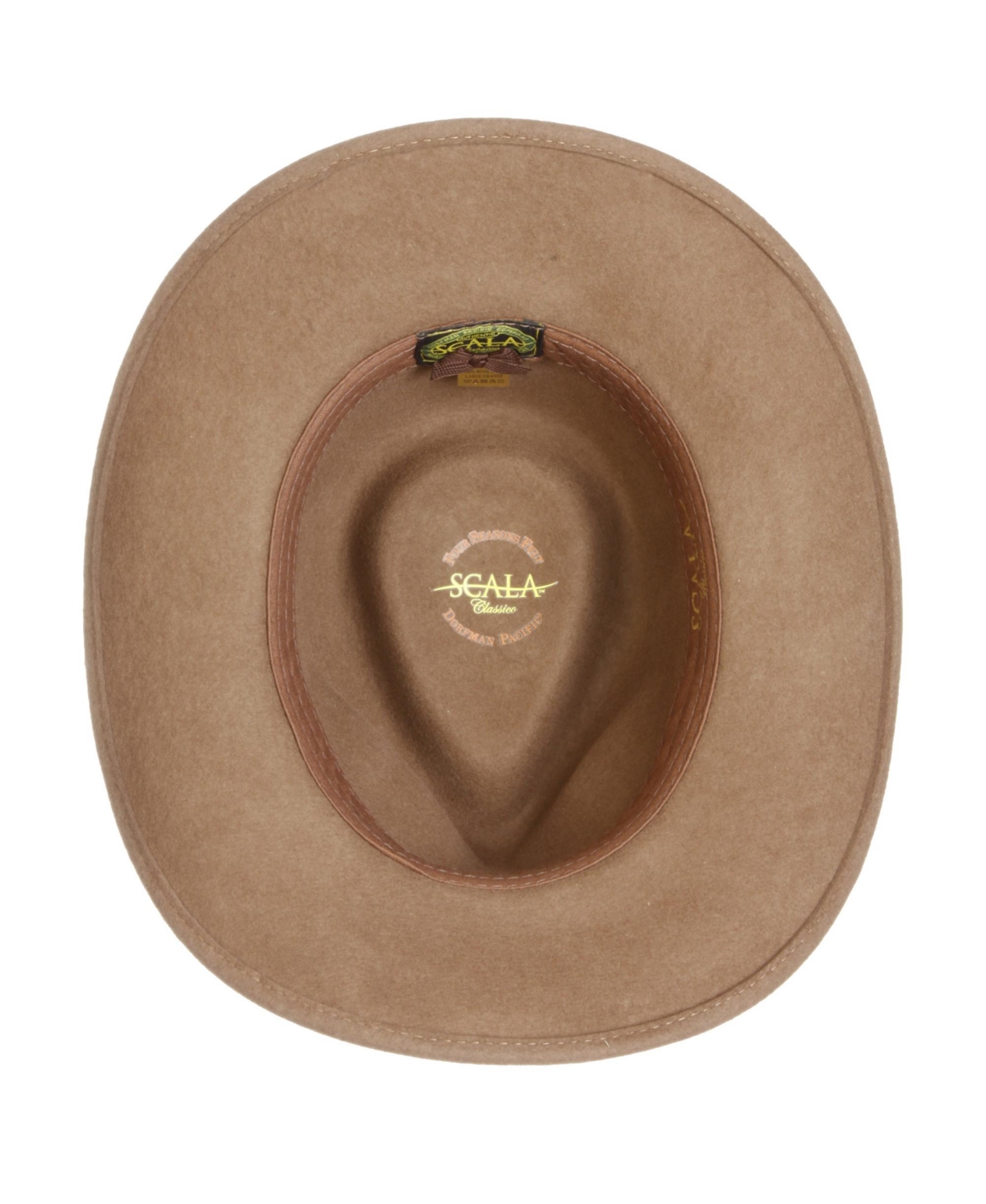 Scala Men's Felt Outback Braid Hat