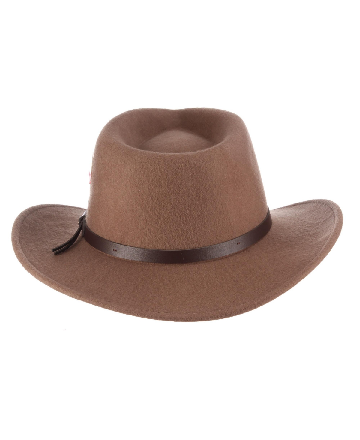 Scala Men's Crushable Felt Outback Hat In Brown