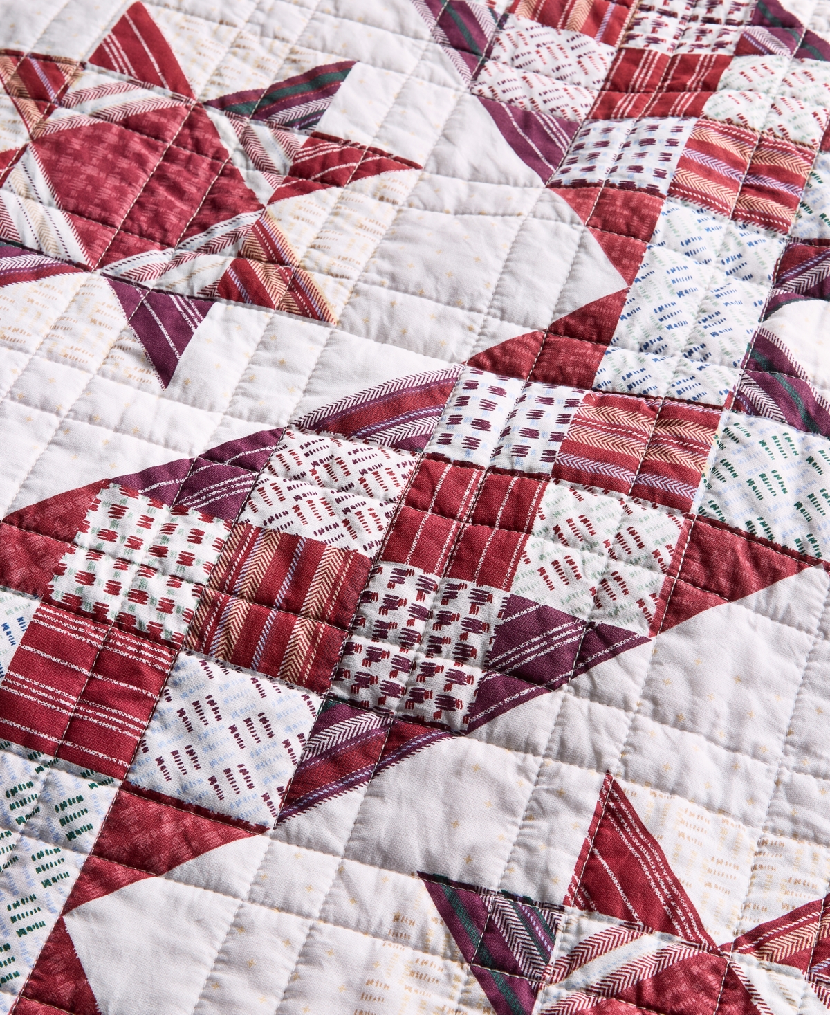 Charter Club Holiday Checker 3-Pc. Quilt Set, Full/Queen, Macy's Exclusive
