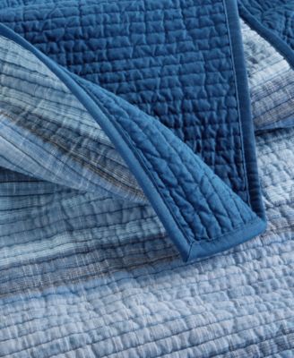 Textured Yarn Dye 3-Pc. Quilt Set, Full/Queen, Macy's Exclusive