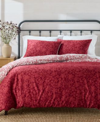 Winter Garden 3-Pc. Duvet Set, Full/Queen, Macy's Exclusive