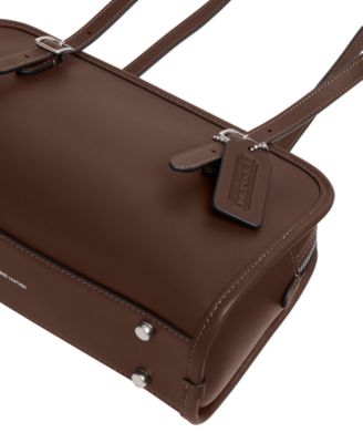 Swing Zip Small Leather Shoulder Bag